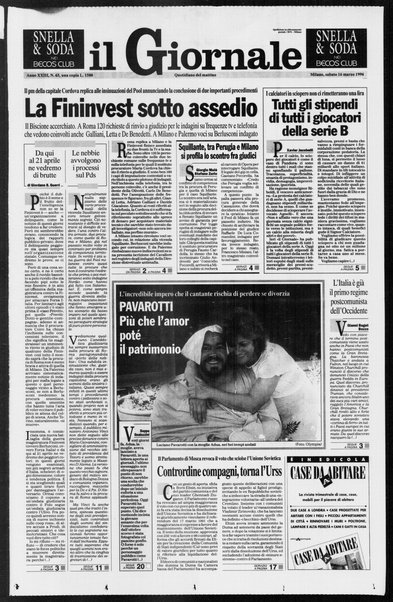 Il giornale : quotidiano del mattino